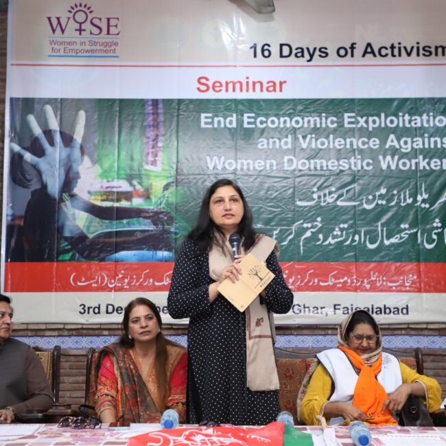 ‘End Economic Exploitation & Violence against WDWs’, Rally followed by Seminar, #16DaysofActivism23