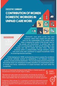 Executive Summary - Contribution of Women Domestic Workers in Unpaid Care Work